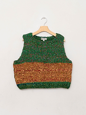 The Vishnu Knitted Vest - Medium - Recycled Silk