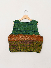 The Vishnu Knitted Vest - Medium - Recycled Silk
