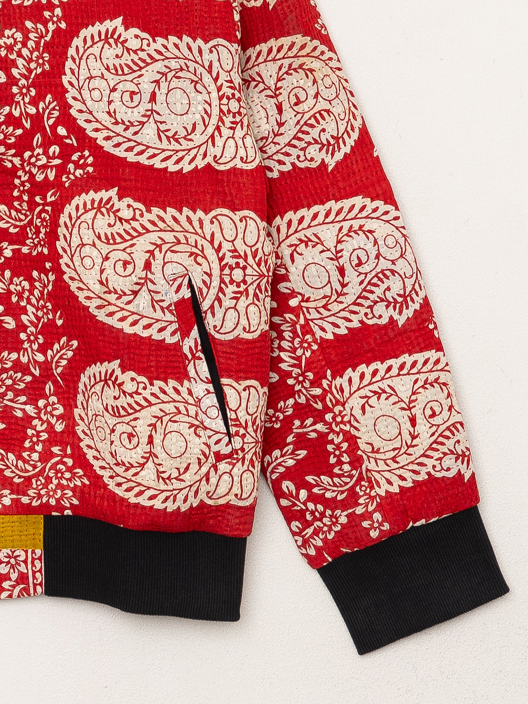 The Veda Quilted One-of-a-Kind Bomber Jacket - Small