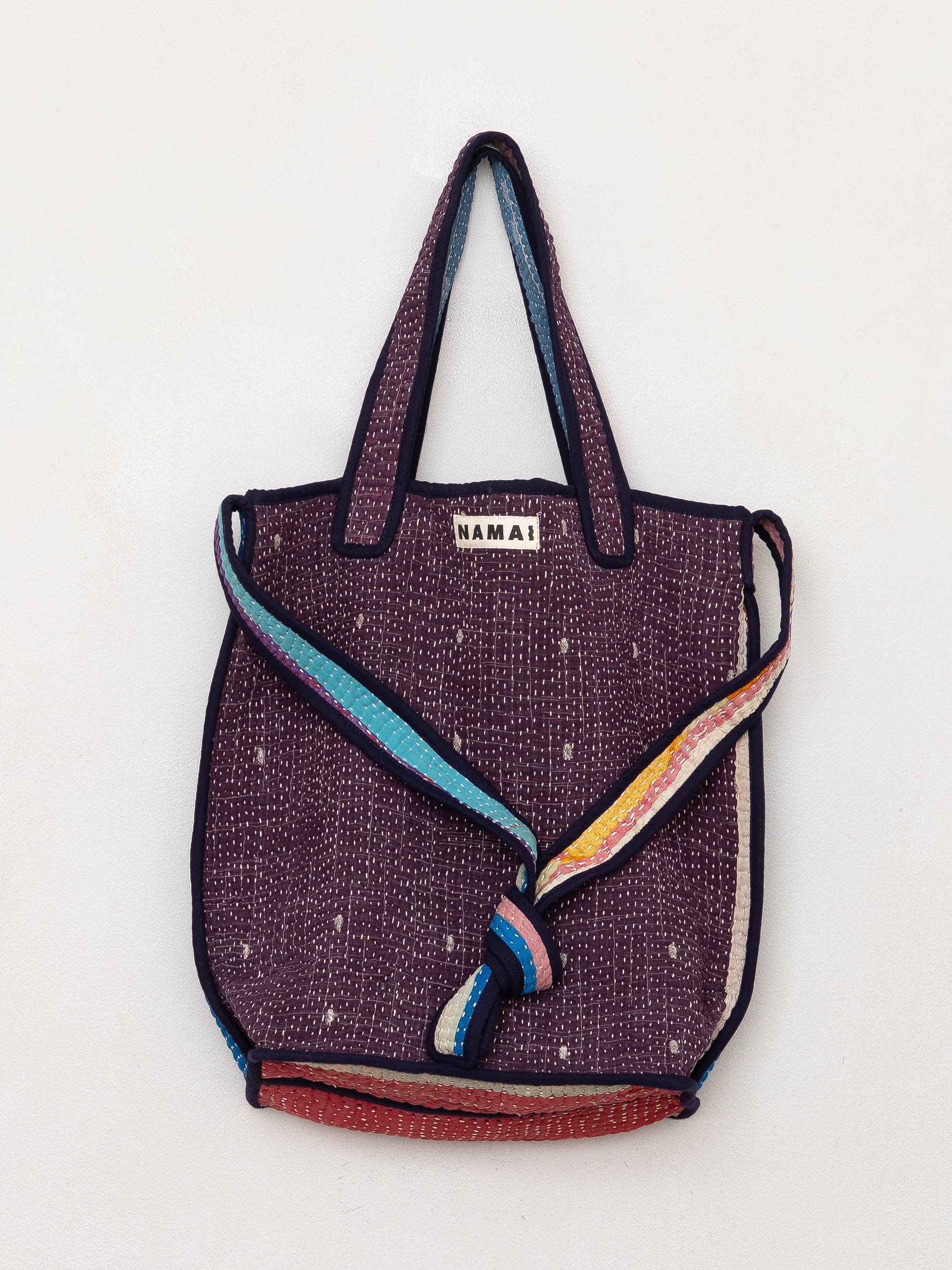 The Xoti II Zero-Waste Quilted Kantha Bag
