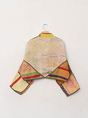 The Kaira Cropped Quilted Patchwork Kantha Jacket