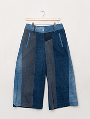 The Nadi Denim Flared Culotte Jeans - Medium