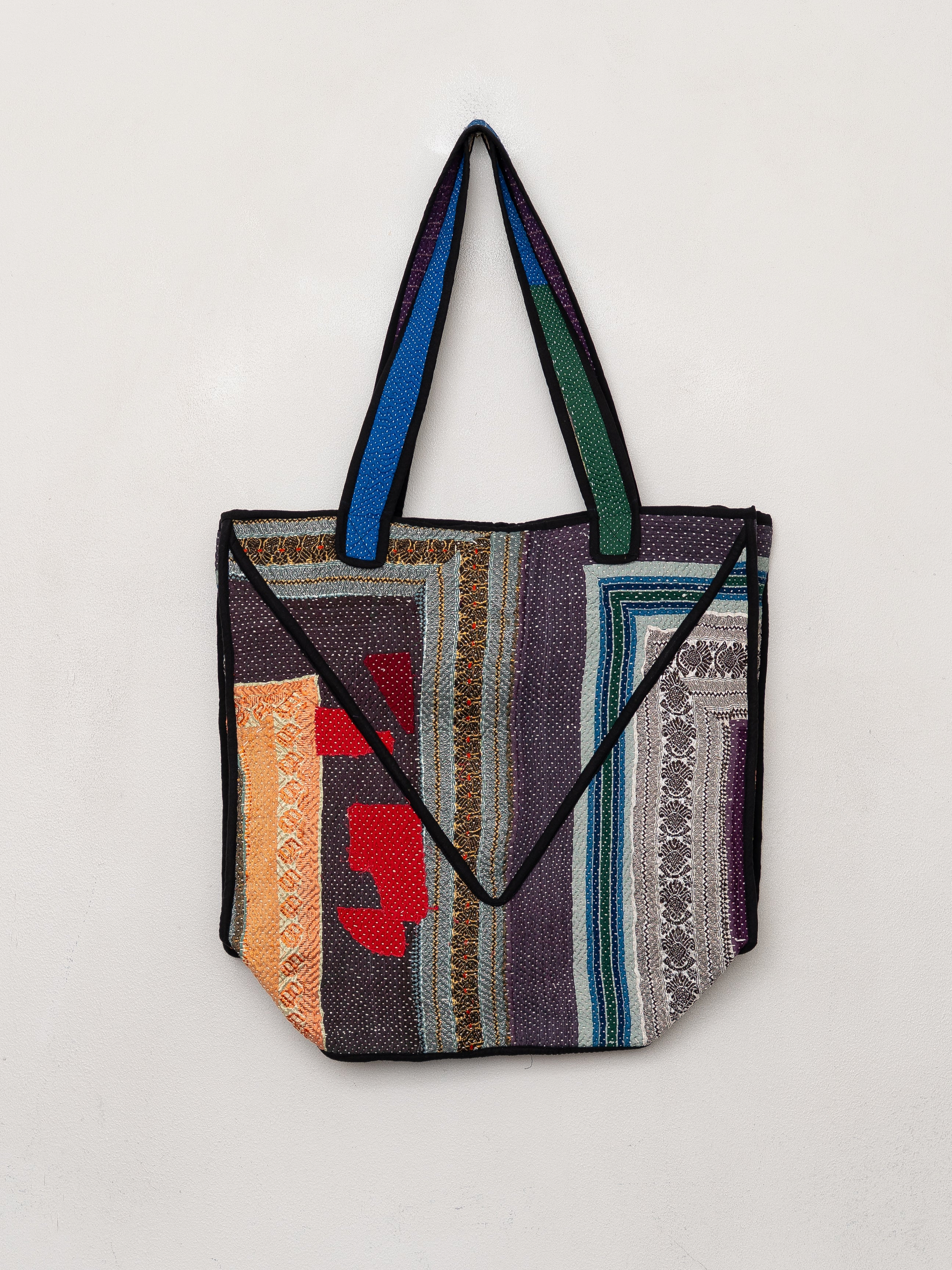 The Raksa Quilted Kantha Bag