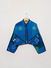 The Kaira Cropped Quilted Patchwork Kantha Jacket Wholesale