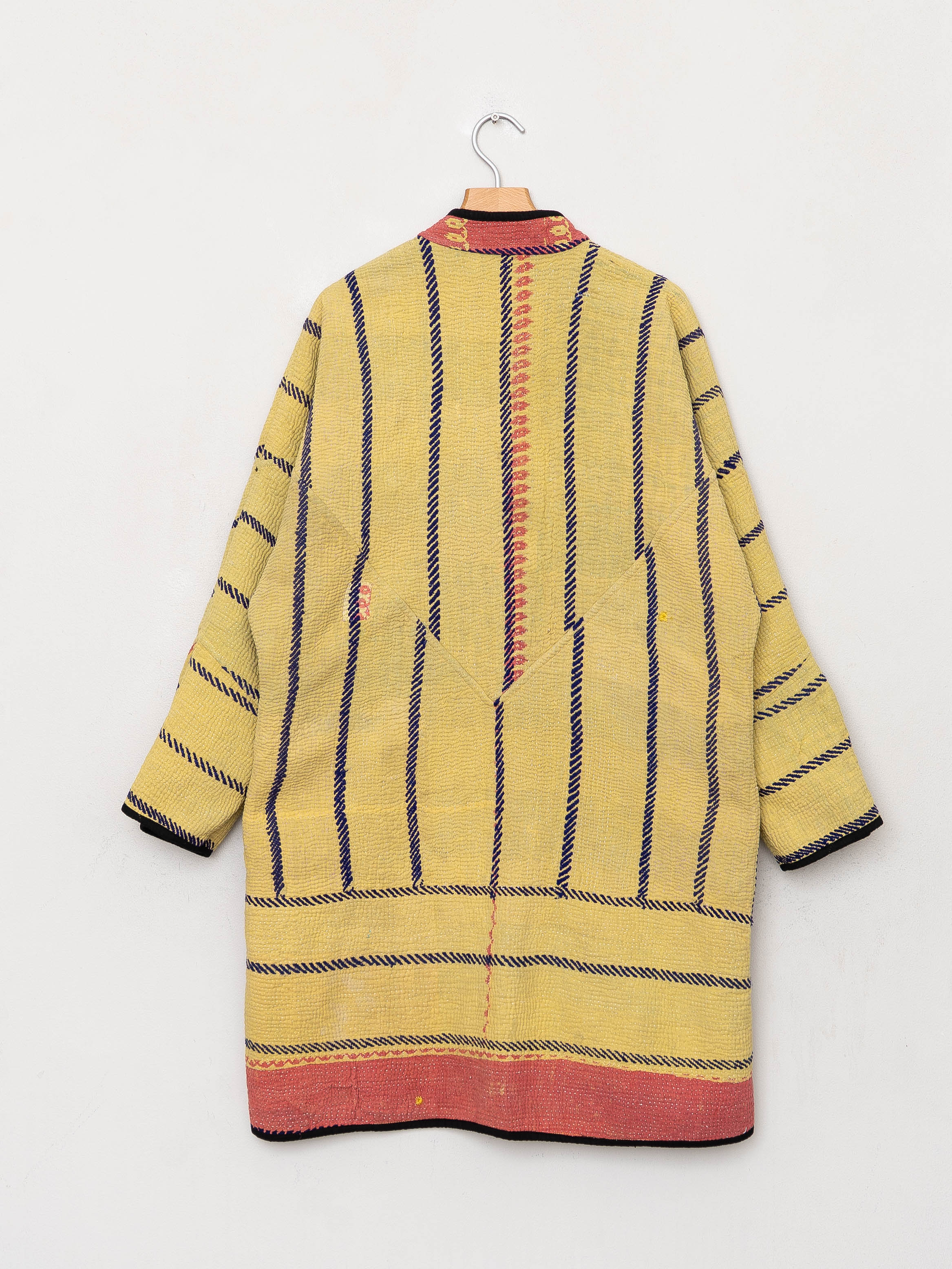 The Sai Quilted Patchwork Kantha Coat