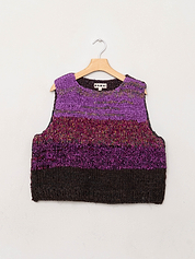 The Vishnu Knitted Vest - Medium - Recycled Silk