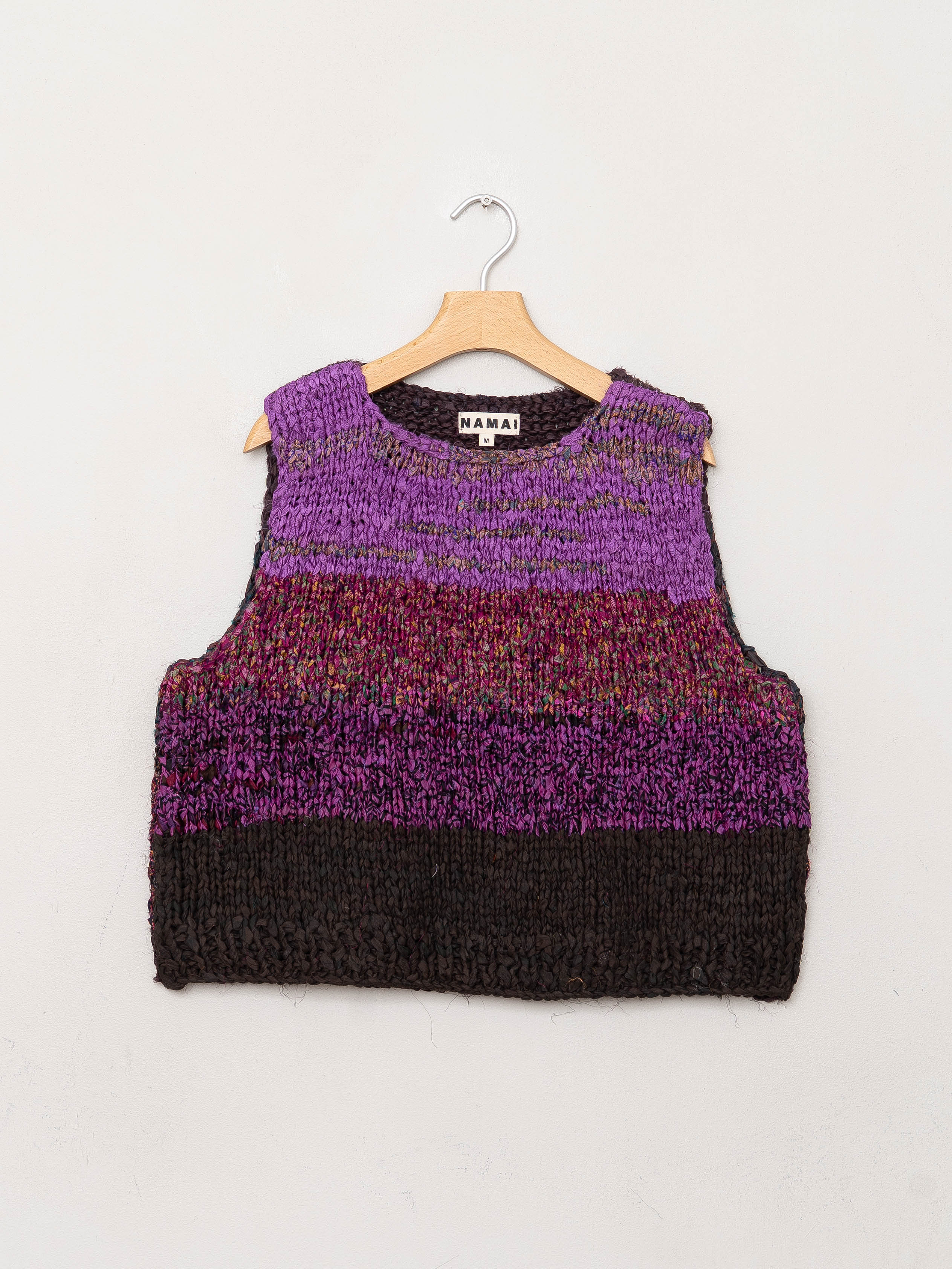 The Vishnu Knitted Vest - Medium - Recycled Silk