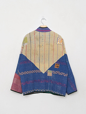 The Ladhiya Quilted Patchwork Kantha Jacket