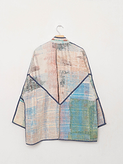 The Narmada Quilted Patchwork Kantha Jacket