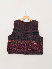 The Vishnu Knitted Vest - Medium - Recycled Silk