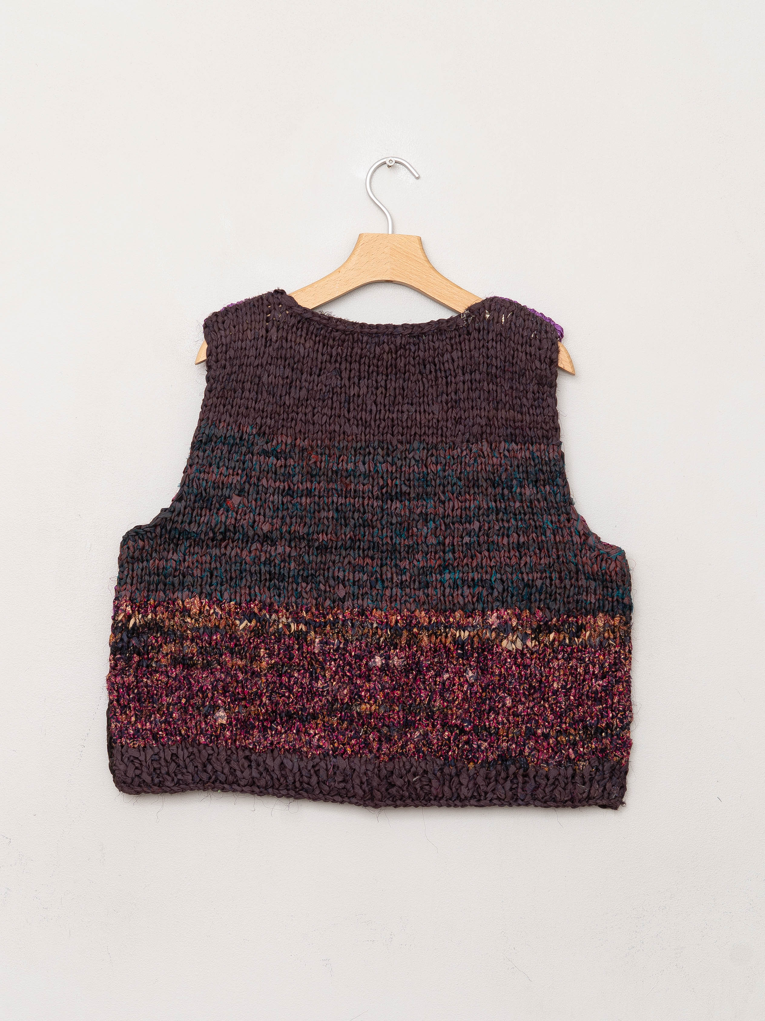 The Vishnu Knitted Vest - Medium - Recycled Silk