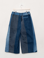 The Nadi Denim Flared Culotte Jeans - Medium