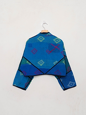 The Kaira Cropped Quilted Patchwork Kantha Jacket Wholesale