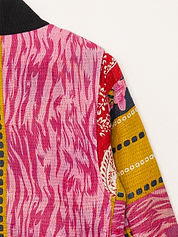 The Veda Quilted One-of-a-Kind Bomber Jacket - Small