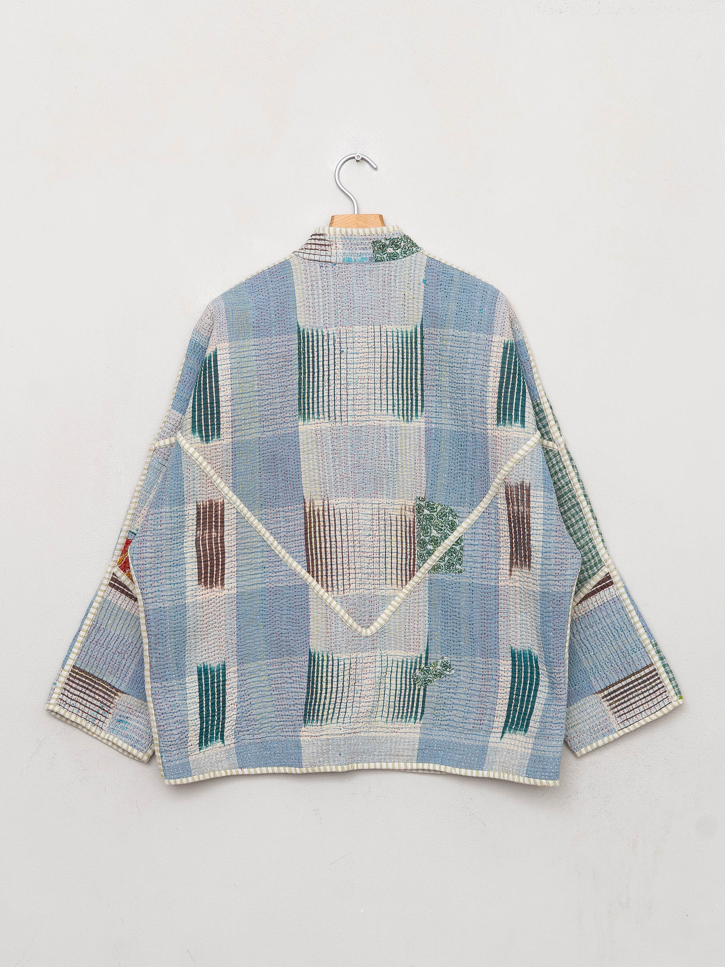 The Ladhiya Quilted Patchwork Kantha Jacket Wholesale