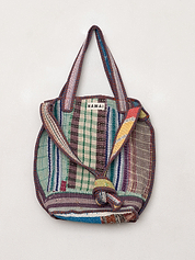 The Xoti II Zero-Waste Quilted Kantha Bag