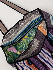 The Raksa Quilted Kantha Bag