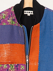The Veda Quilted One-of-a-Kind Bomber Jacket - Medium