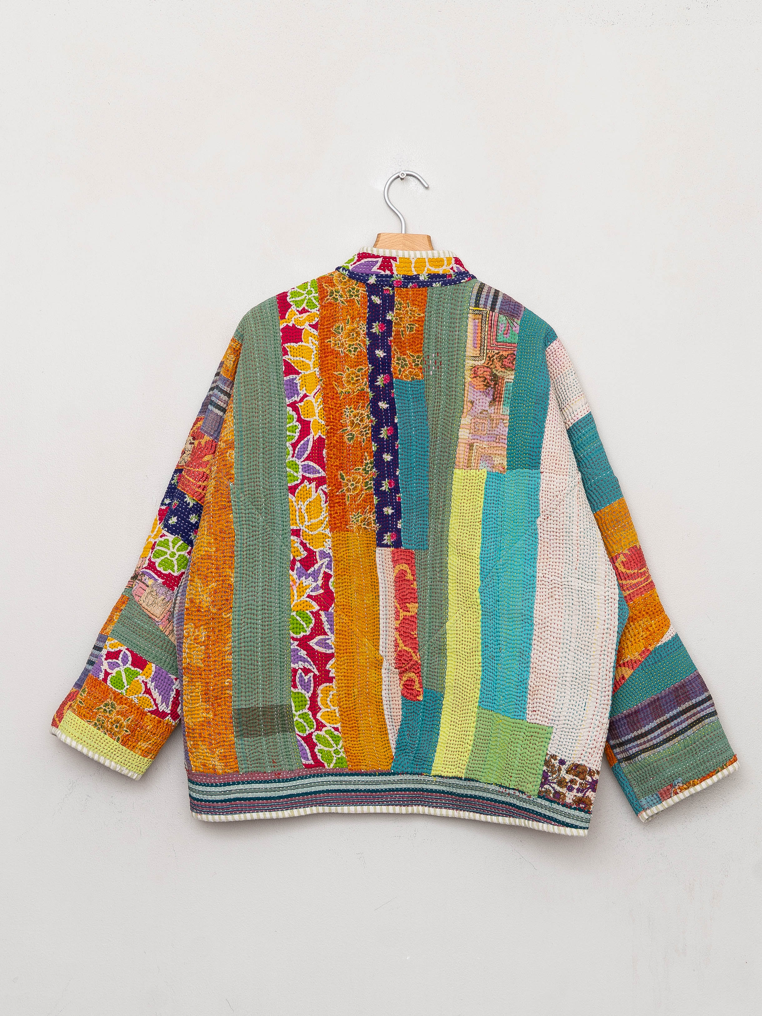 The Ladhiya Quilted Patchwork Kantha Jacket Wholesale