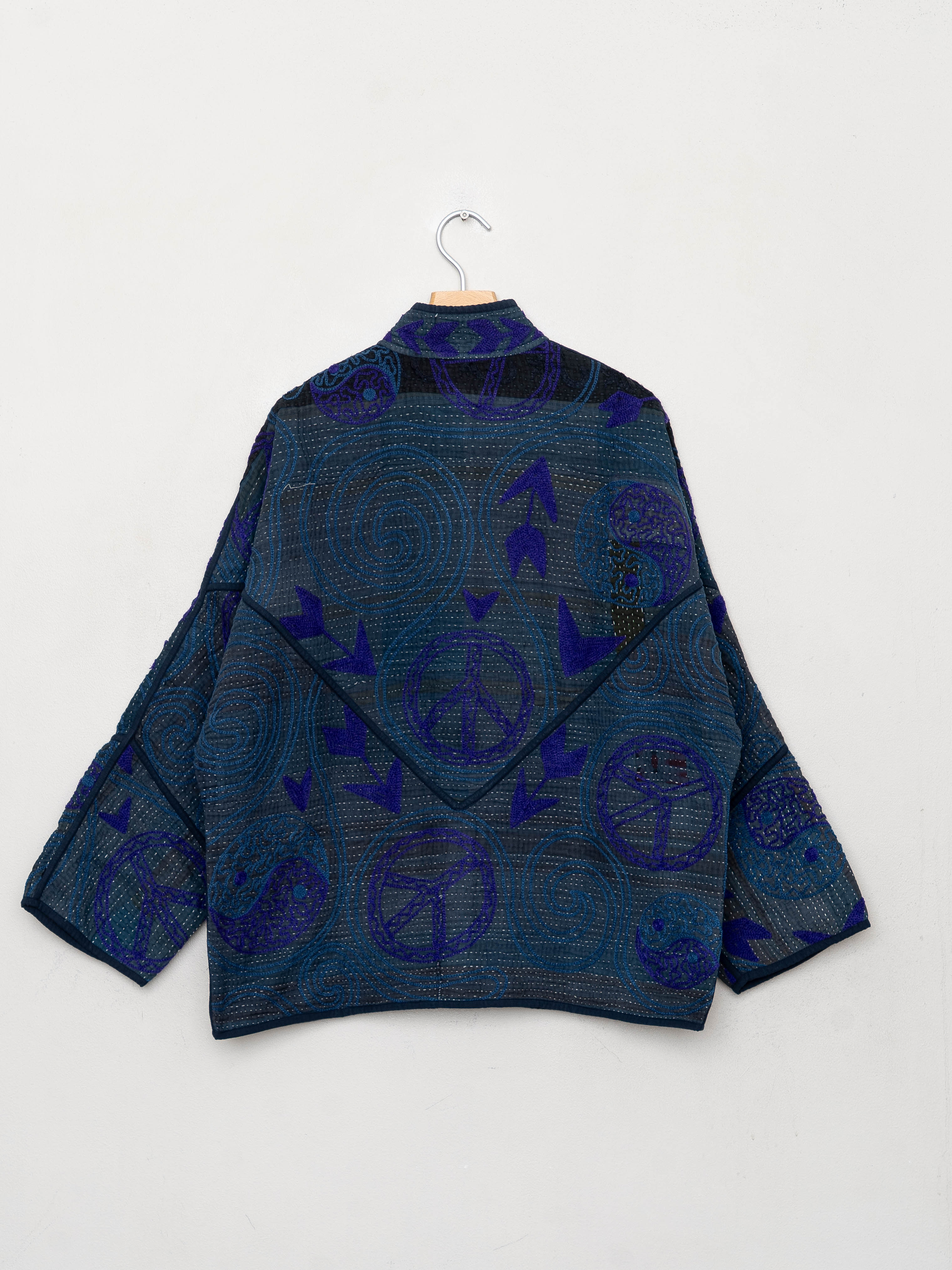 The Ladhiya Quilted Suzani Kantha Jacket