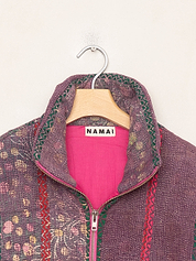 The Shira Quilted Puffer Bomber Jacket