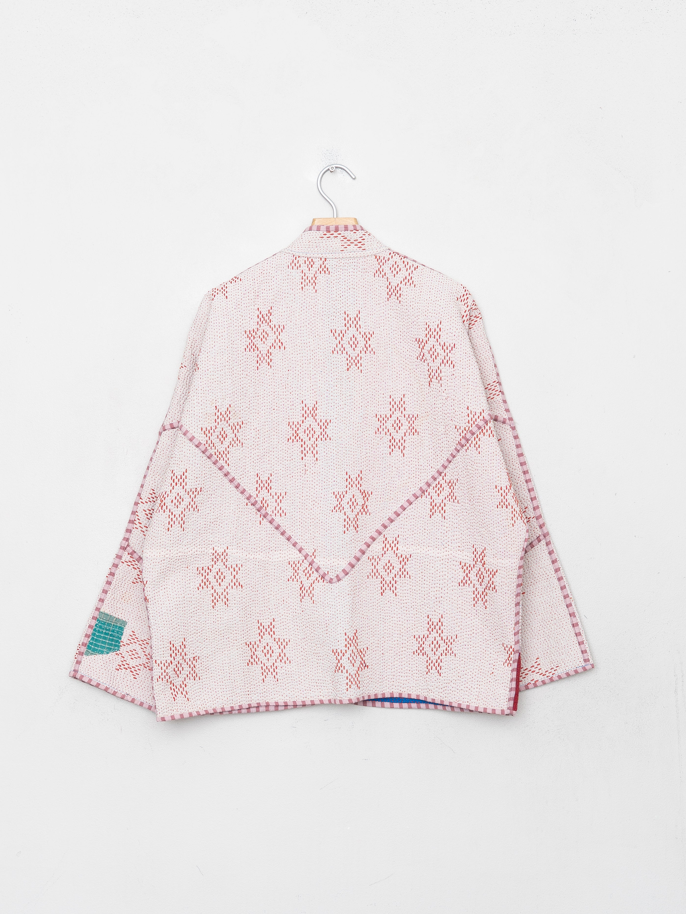 The Ladhiya Quilted Patchwork Kantha Jacket