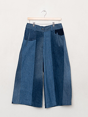 The Nadi Denim Flared Culotte Jeans - Medium