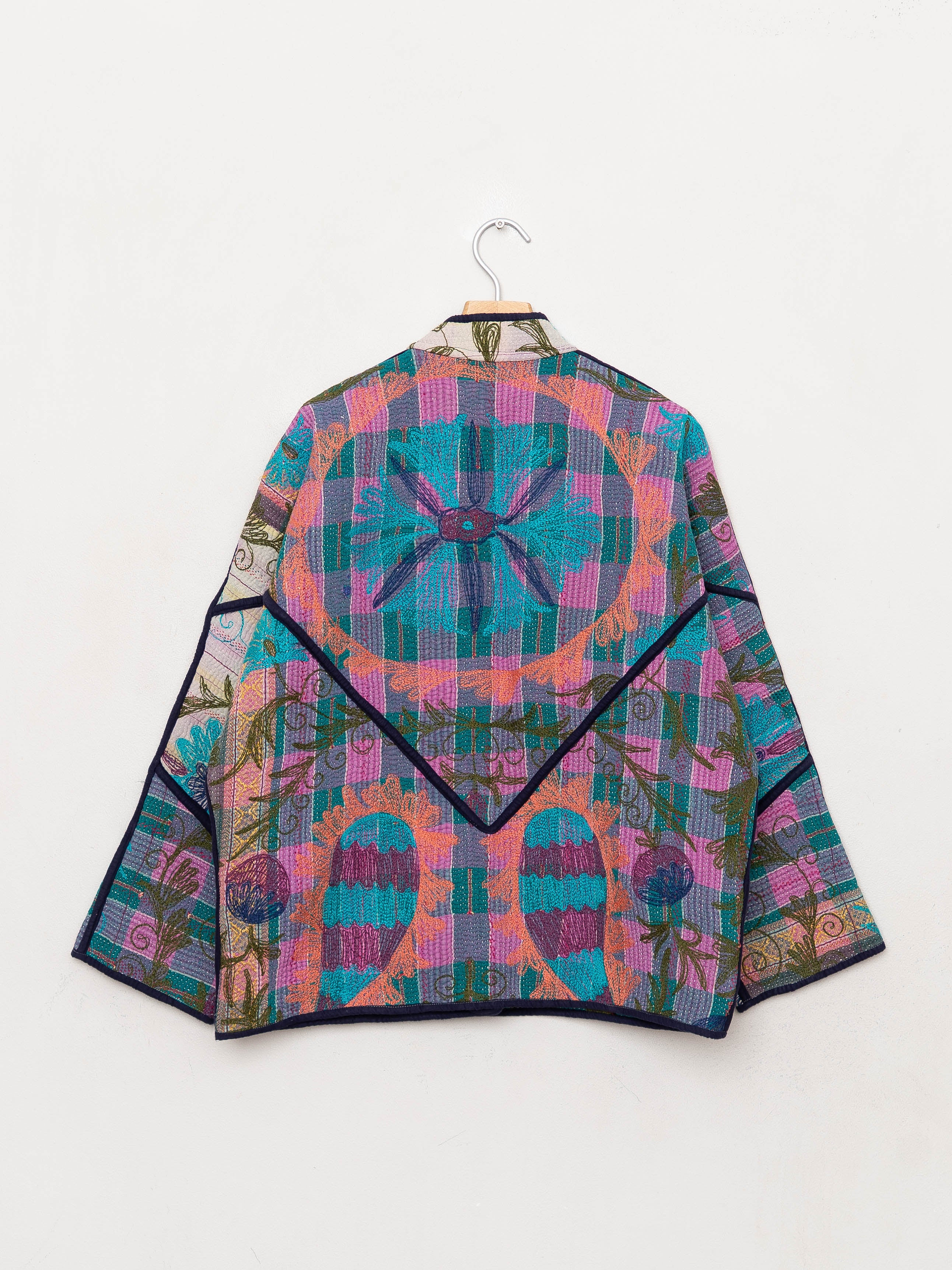 The Ladhiya Quilted Suzani Kantha Jacket Wholesale