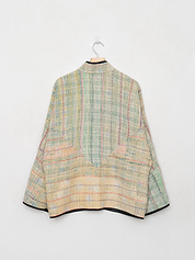 The Ladhiya Quilted Patchwork Kantha Jacket