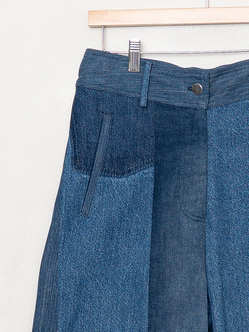 The Nadi Denim Flared Culotte Jeans - Medium
