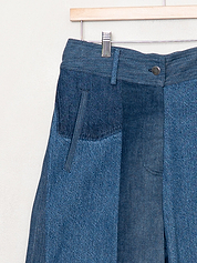 The Nadi Denim Flared Culotte Jeans - Medium