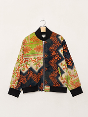 The Veda Quilted One-of-a-Kind Bomber Jacket - Medium