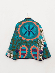 The Ladhiya Quilted Suzani Kantha Jacket Wholesale