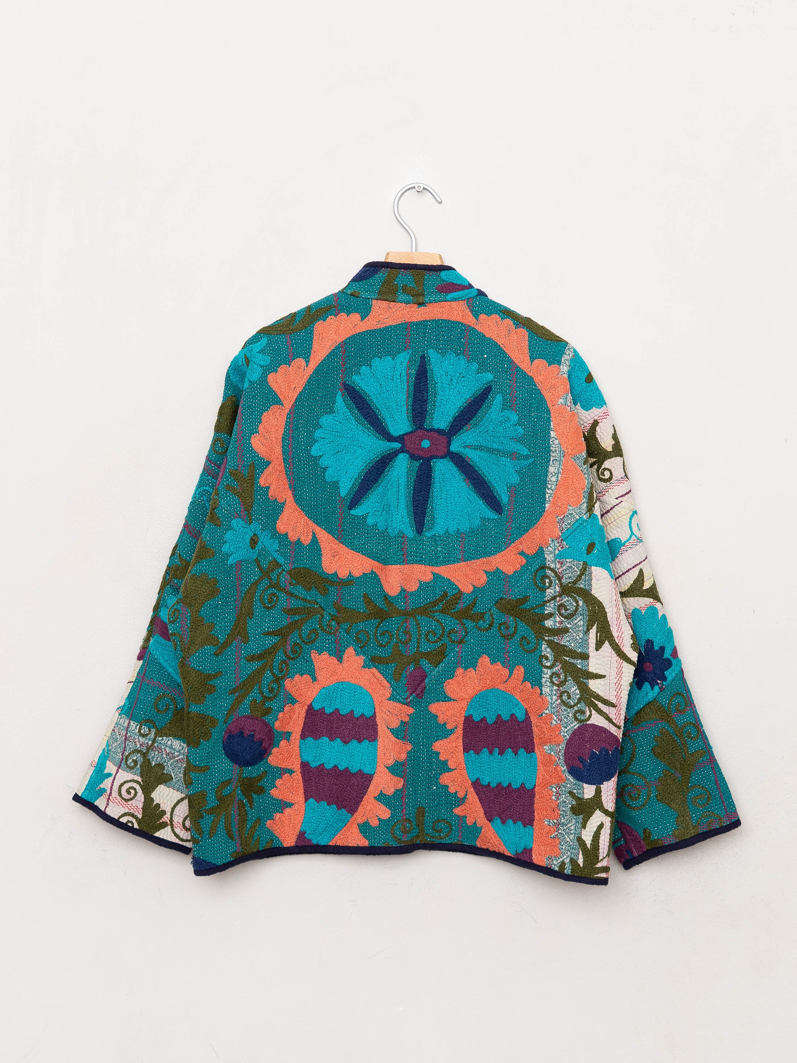 The Ladhiya Quilted Suzani Kantha Jacket Wholesale