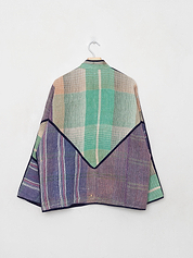 The Ladhiya Quilted Patchwork Kantha Jacket