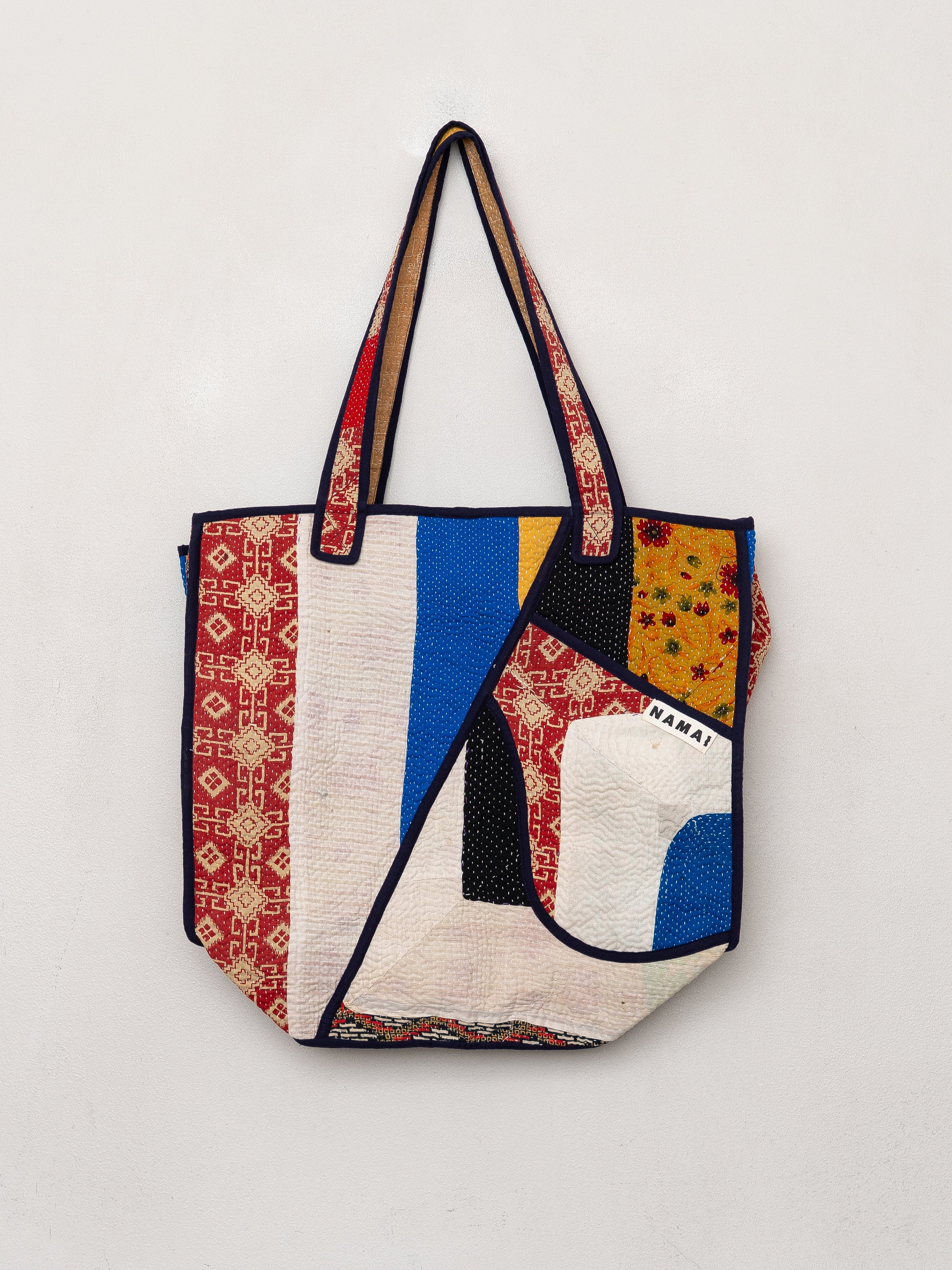 The Raksa Quilted Kantha Bag