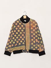The Veda Quilted One-of-a-Kind Bomber Jacket - Medium