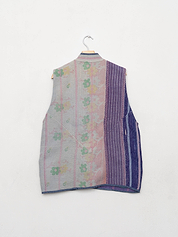 The Ladhiya Quilted Patchwork Kantha Vest