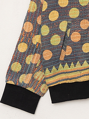 The Veda Quilted One-of-a-Kind Bomber Jacket - Medium