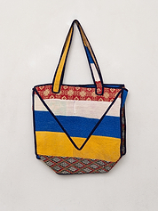 The Raksa Quilted Kantha Bag