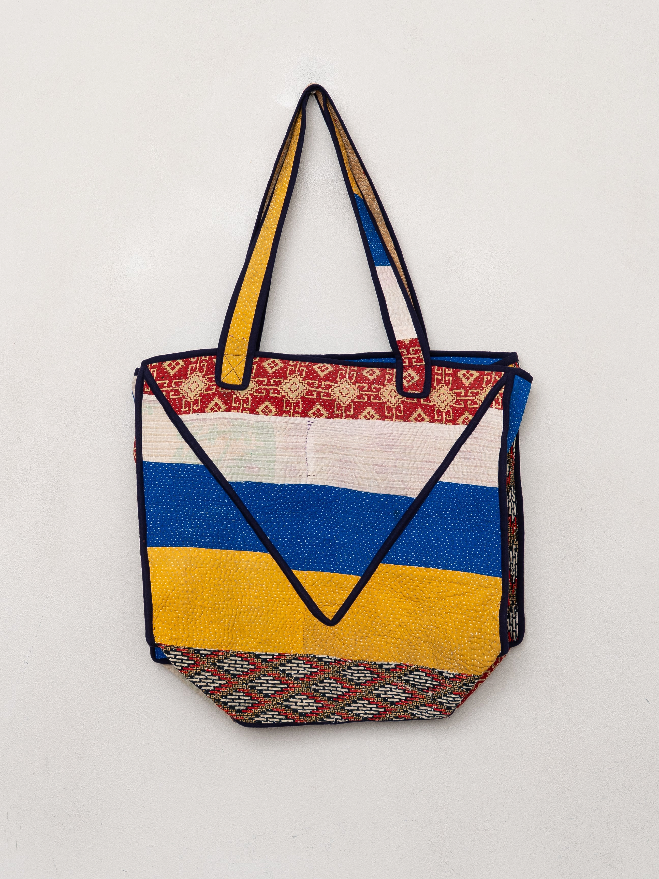 The Raksa Quilted Kantha Bag