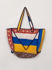 The Raksa Quilted Kantha Bag
