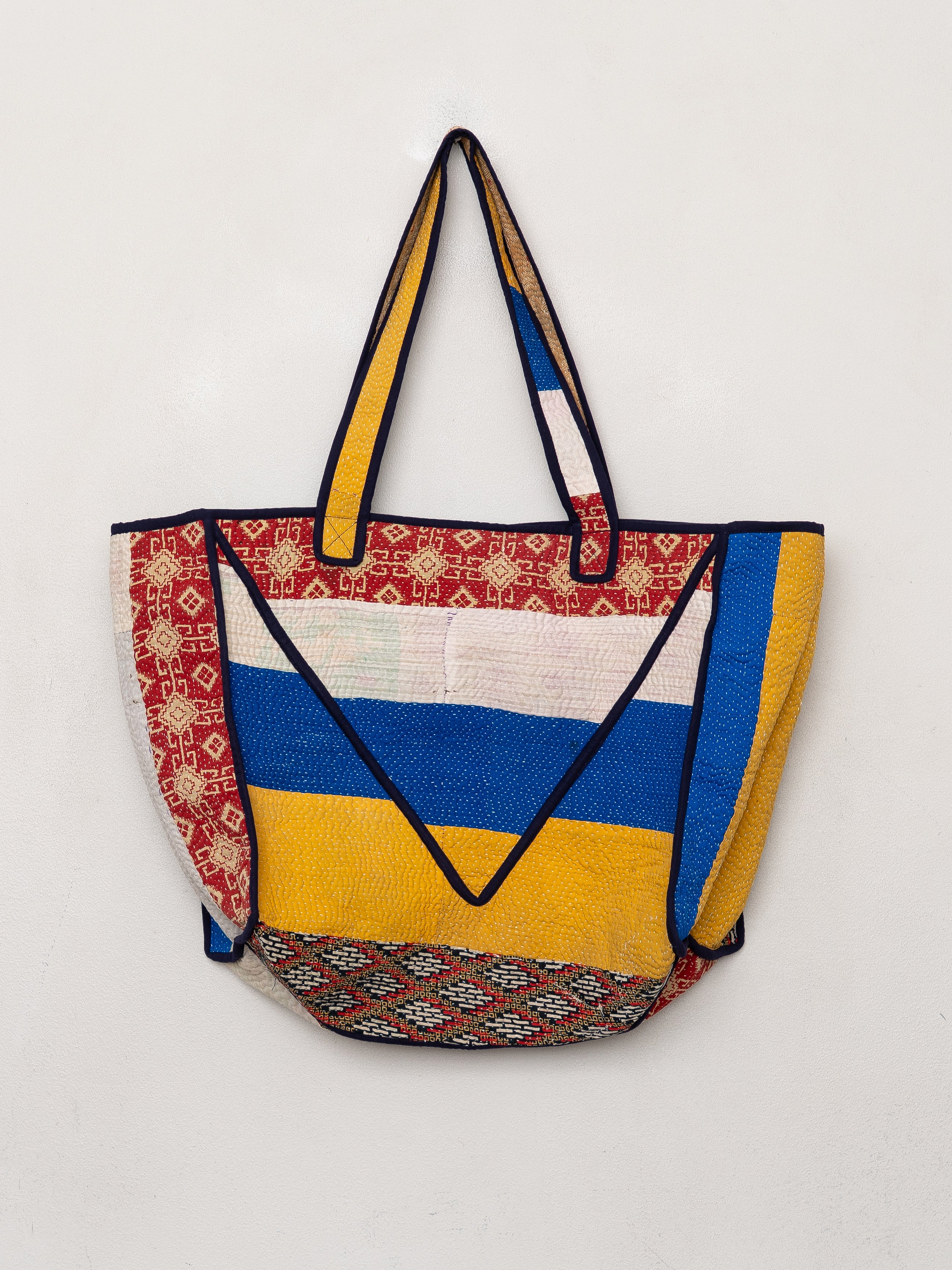 The Raksa Quilted Kantha Bag