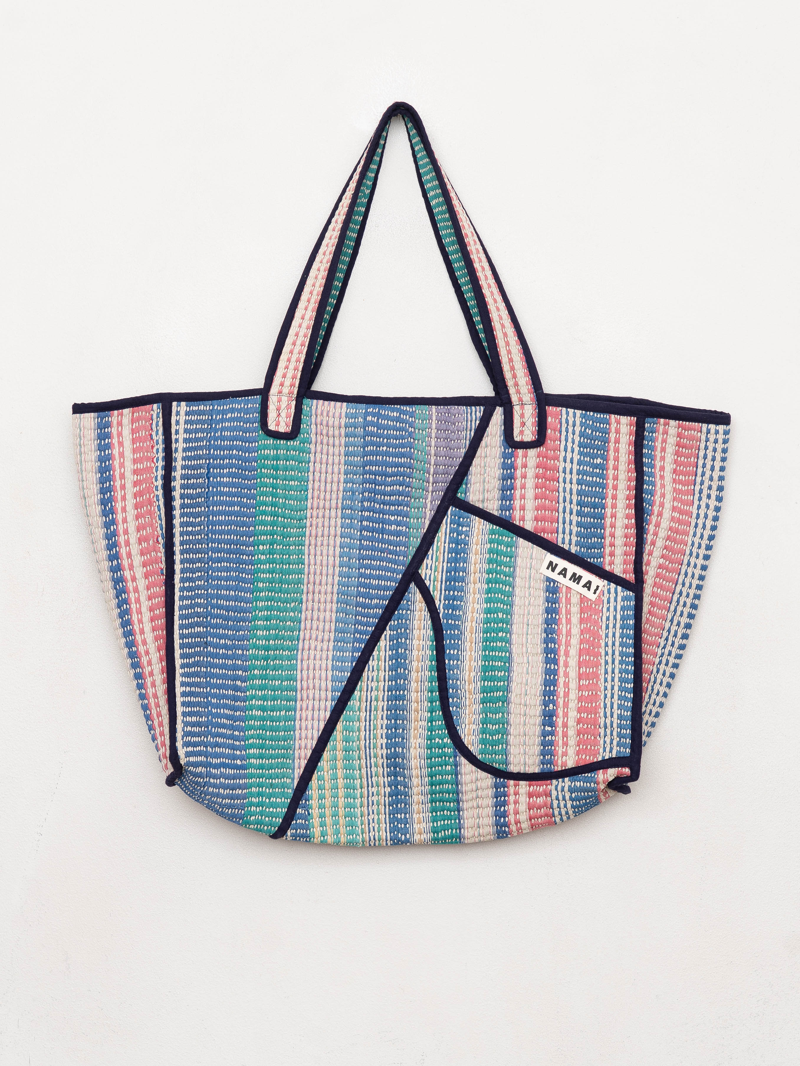 The Raksa Quilted Kantha Bag
