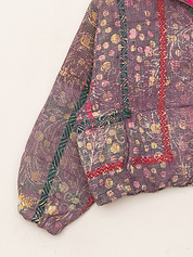 The Shira Quilted Puffer Bomber Jacket