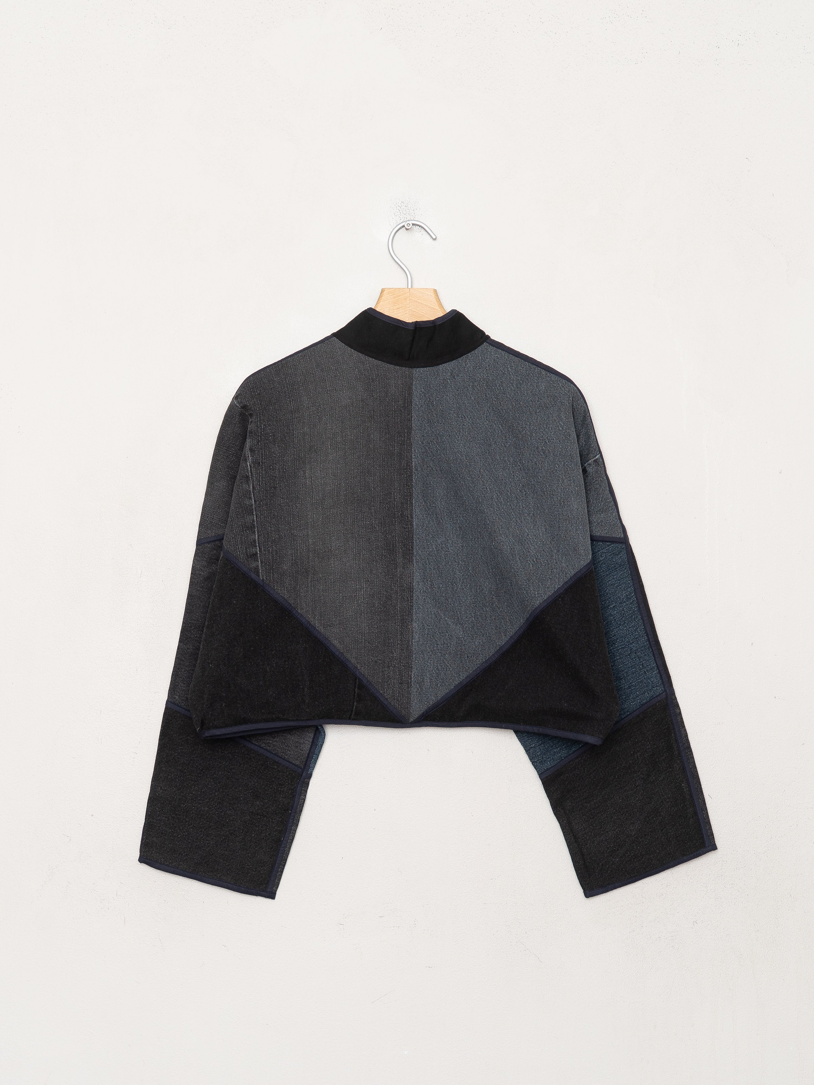 The Kaira Cropped Denim Jacket - Medium
