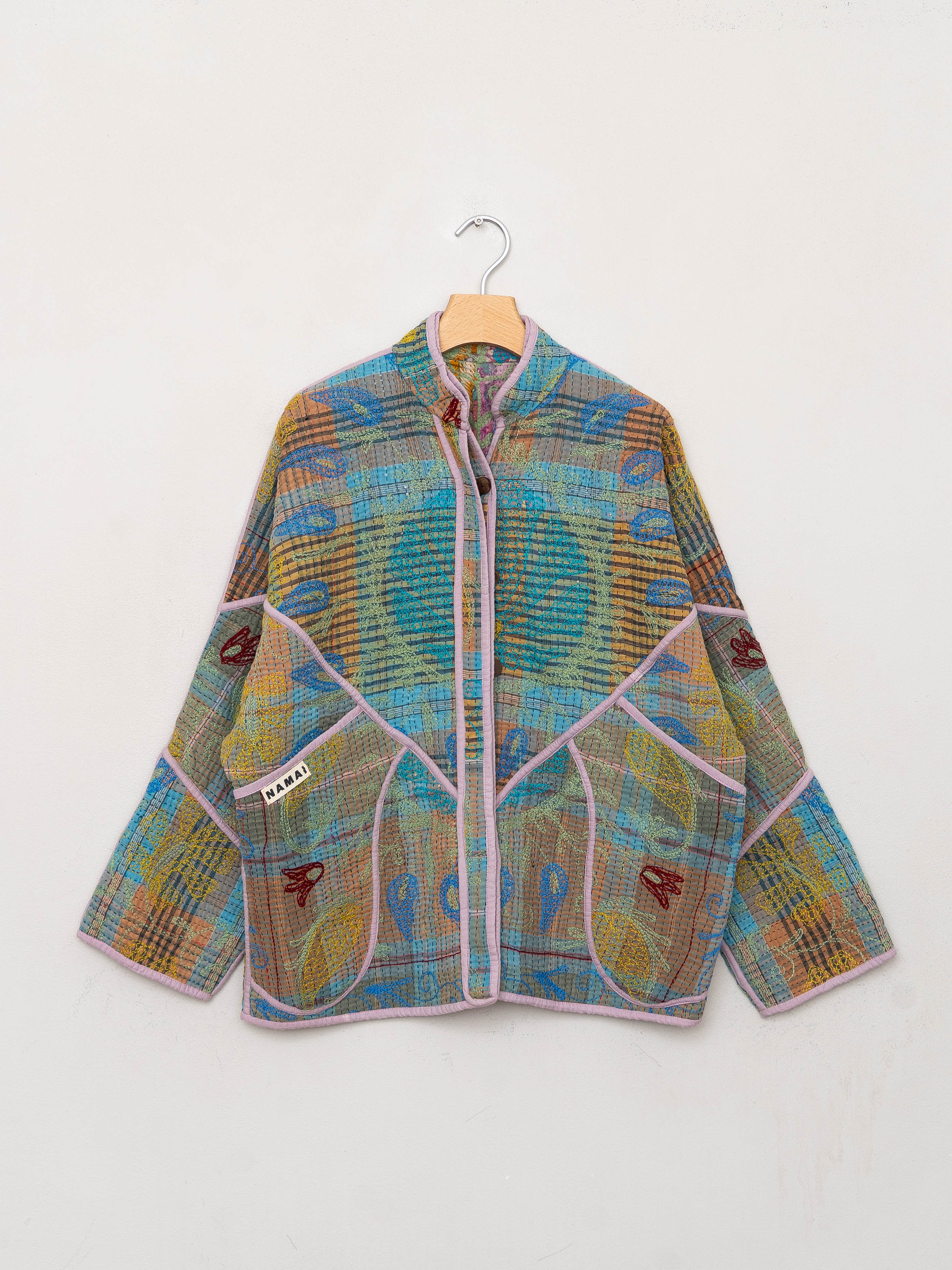 The Ladhiya Suzani Quilted Kantha Jacket