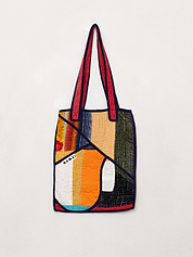 The Tarun Quilted Kantha Bag
