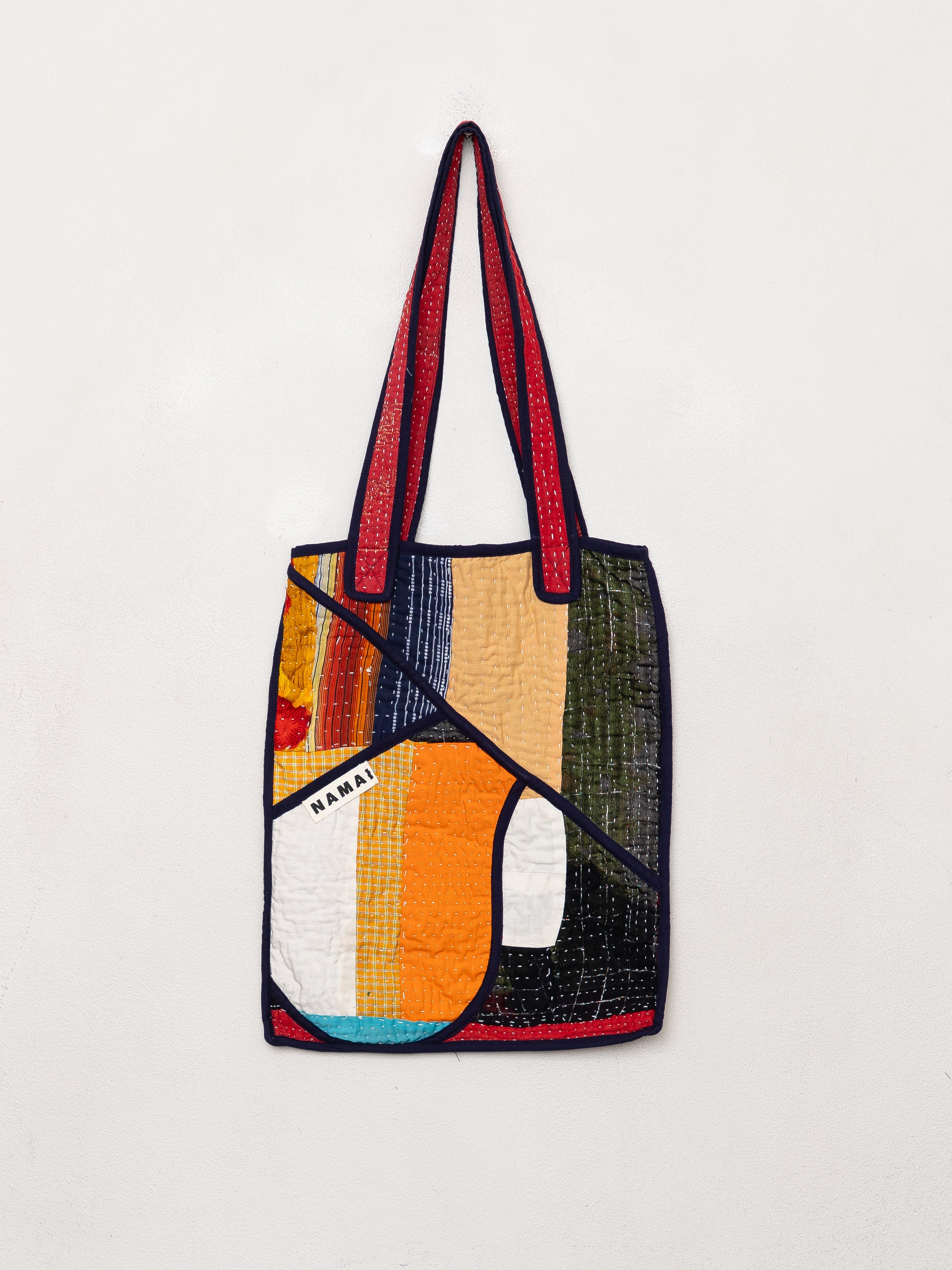 The Tarun Quilted Kantha Bag