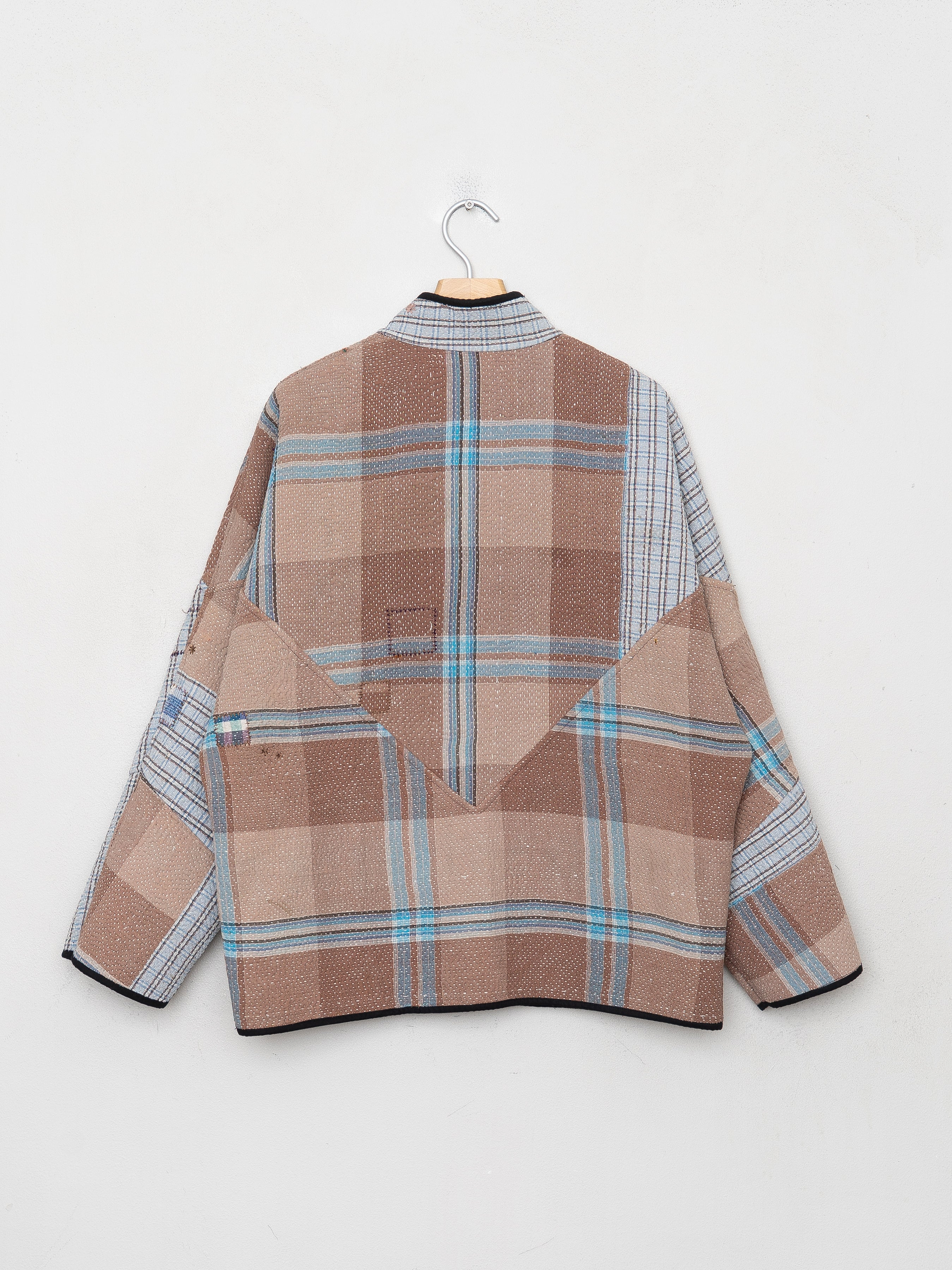 The Ladhiya Quilted Patchwork Kantha Jacket